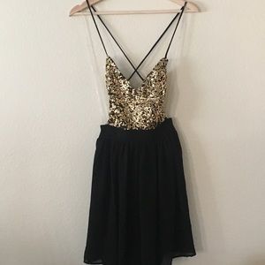 Sparkle dress from Nasty Gal. Never worn
